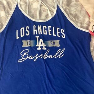 Genuine Merchandise Blue Tank Top LA DODGERS